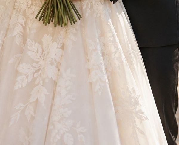 El encaje del vestido