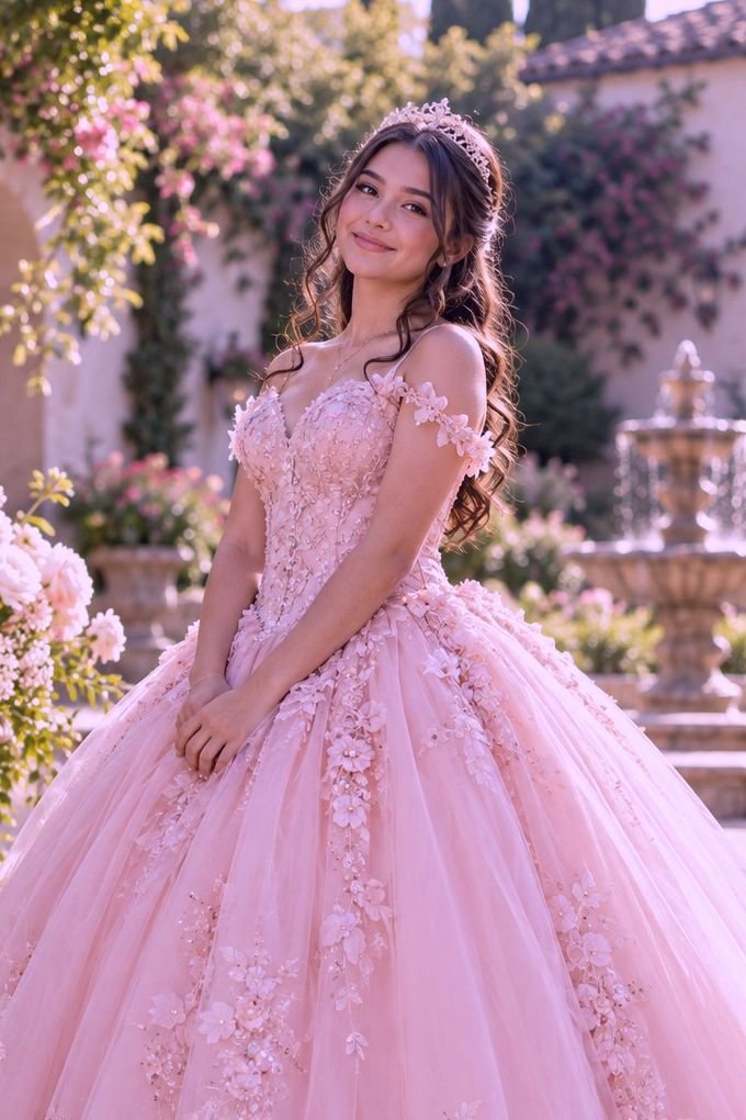 Isabella en el jardín